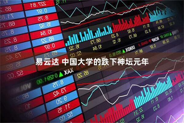 易云达 中国大学的跌下神坛元年